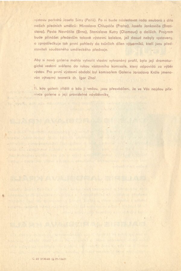 z archivu Jany Vránové